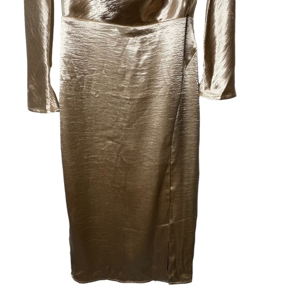 MAJORELLE | NWT Cecilia Midi Dress in Champagne Size XS - Picture 5 of 10